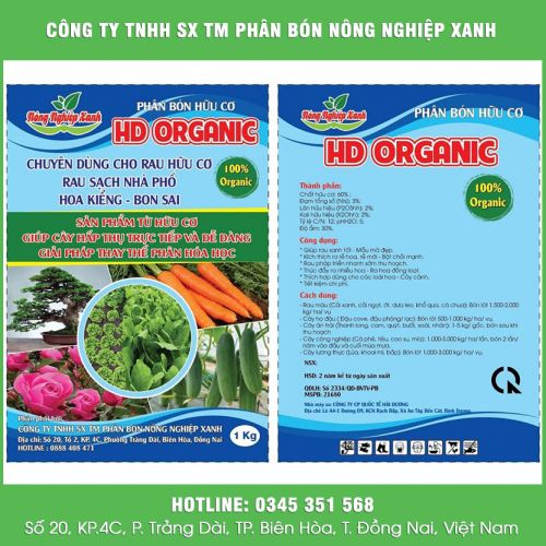 Phân bón hữu cơ HD Organic